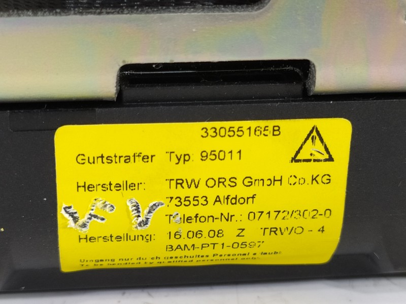 Recambio de cinturon seguridad trasero derecho para maserati granturismo s referencia OEM IAM 34041000A 33055165B 