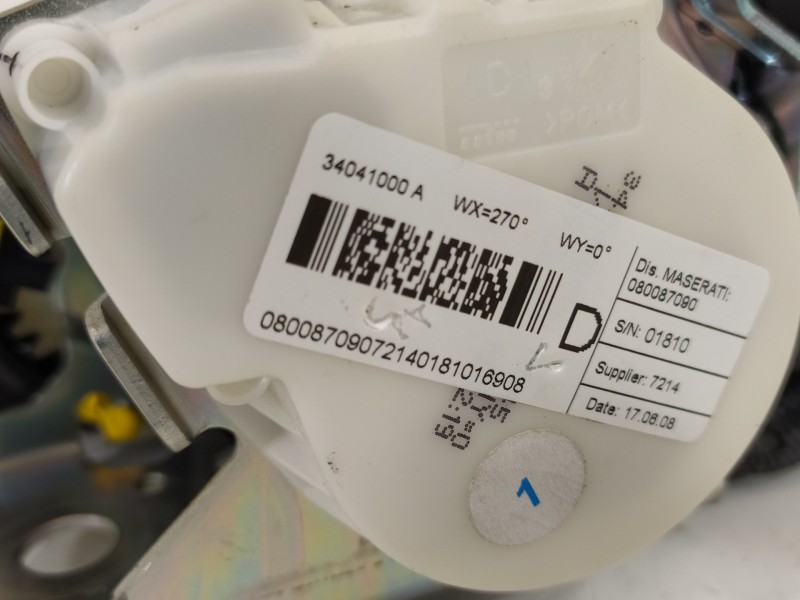 Recambio de cinturon seguridad trasero derecho para maserati granturismo s referencia OEM IAM 34041000A 33055165B 