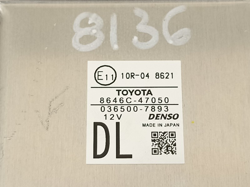 Recambio de camara para toyota prius zvw40(w)/zvw40l (zvw40) referencia OEM IAM 8646C47050  