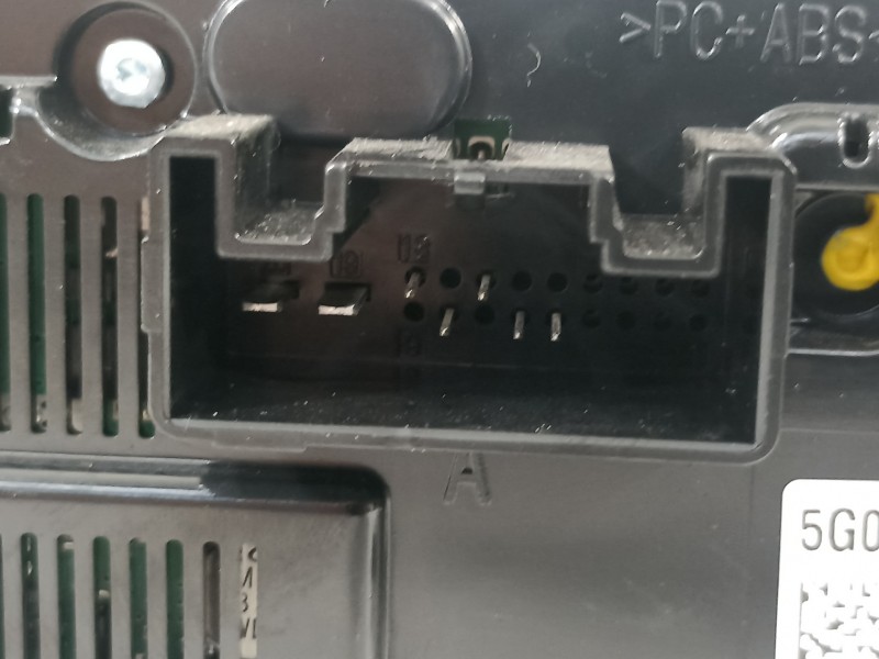 Recambio de mando climatizador para volkswagen golf vii lim. advance bluemotion referencia OEM IAM 5G0907426Q  