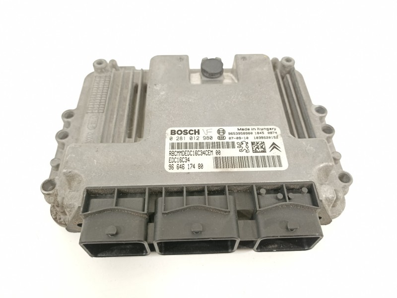 Recambio de centralita motor uce para citroën c4 grand picasso sx referencia OEM IAM 9664617480 0281012980 