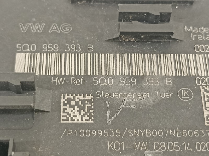Recambio de modulo electronico para volkswagen golf vii lim. advance bluemotion referencia OEM IAM 5Q0959393B  