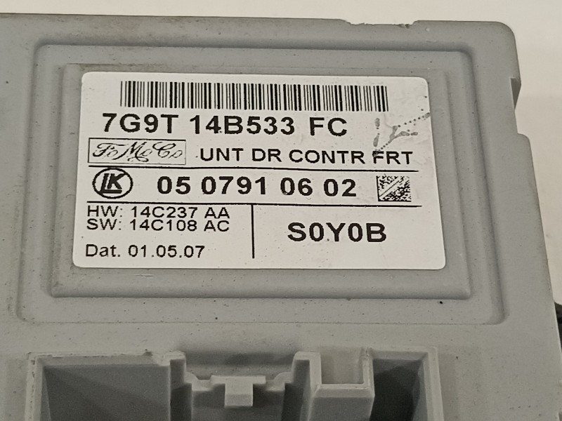 Recambio de modulo confort para ford mondeo sportbreak (ca2) limited edition referencia OEM IAM 7G9T14B533FC  