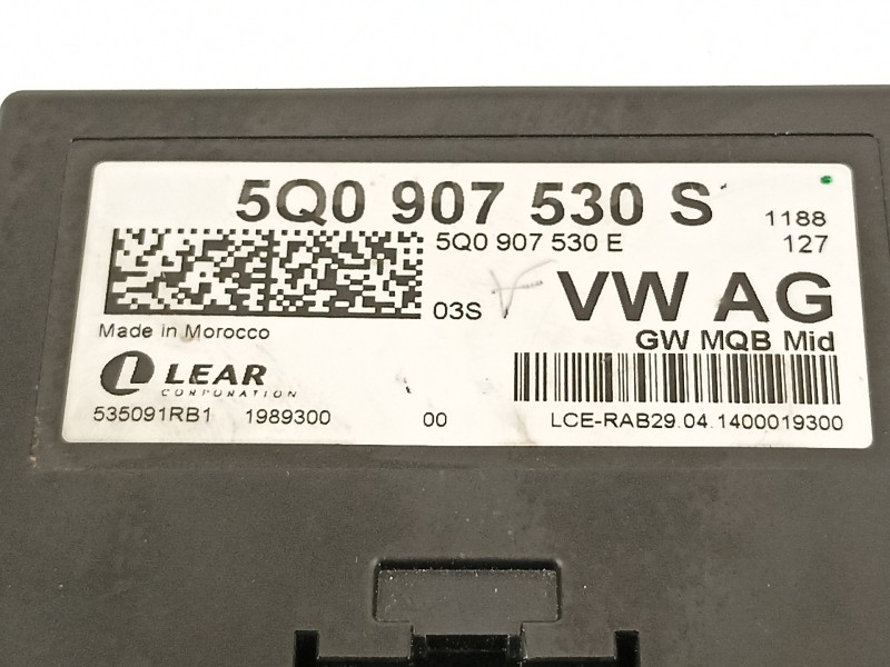 Recambio de modulo electronico para volkswagen golf vii lim. advance bluemotion referencia OEM IAM 5Q0907530  