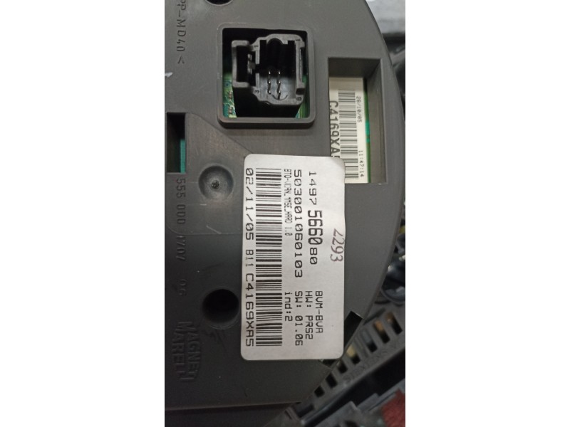 Recambio de cuadro instrumentos para lancia phedra (180) 2.2 jtd 16v emblema referencia OEM IAM 1497566080  