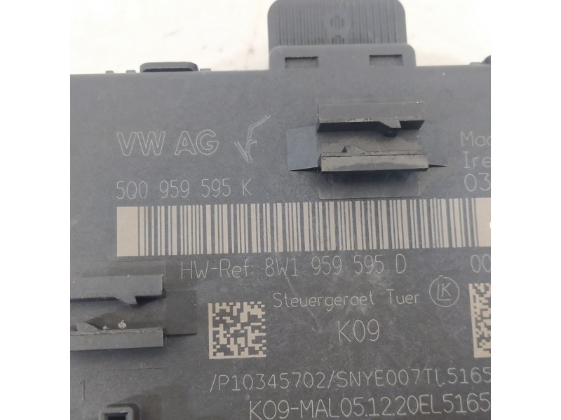 Recambio de modulo confort para audi a3 sportback (8y) gy referencia OEM IAM 5Q0959959K 8W1959595D 