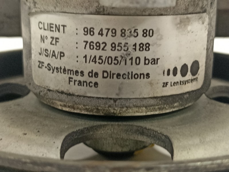 Recambio de bomba direccion para lancia phedra (180) 2.2 jtd 16v emblema referencia OEM IAM 9647983580  