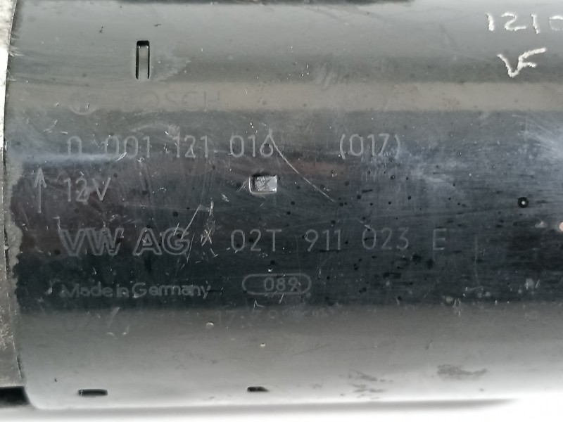 Recambio de motor arranque para seat ibiza (6l1) cool referencia OEM IAM 02T911023E  