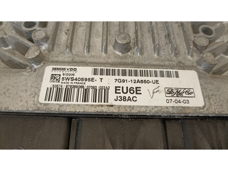 Recambio de centralita motor uce para ford mondeo ber. (ca2) ghia referencia OEM IAM 7G9112A650UE  