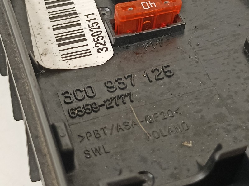 Recambio de caja reles / fusibles para volkswagen passat variant (365) r-line bluemotion referencia OEM IAM 3C0937125  