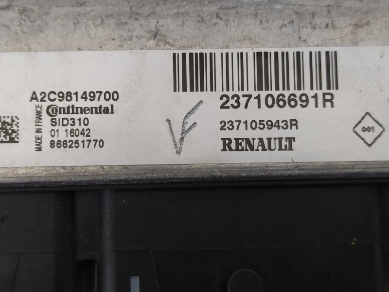 Recambio de centralita motor uce para renault scenic iii expression referencia OEM IAM 237106691R  