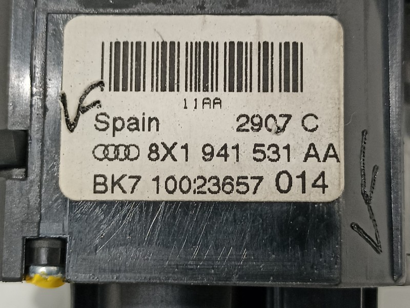 Recambio de mando luces para audi a1 (8xk) attraction referencia OEM IAM 8X1941531AA  