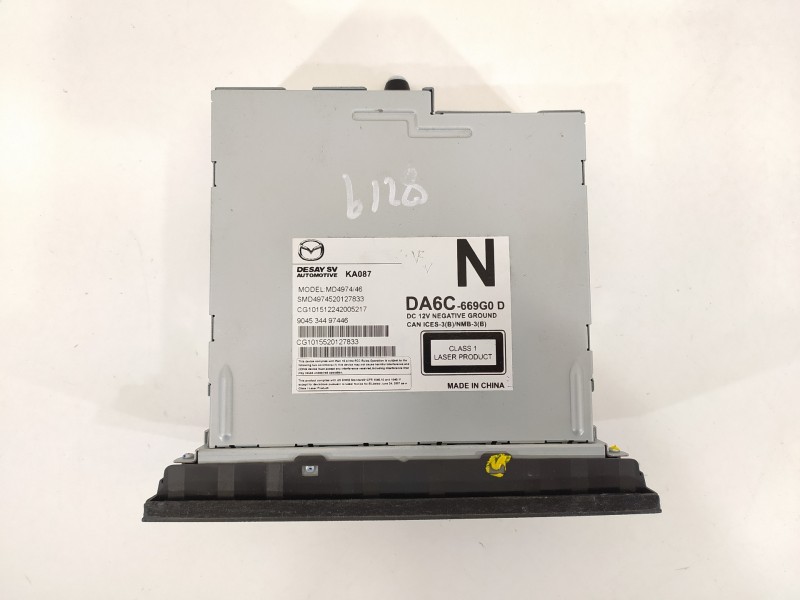 Recambio de sistema audio / radio cd para mazda 2 lim. () black tech edition referencia OEM IAM DA6C669G0D  