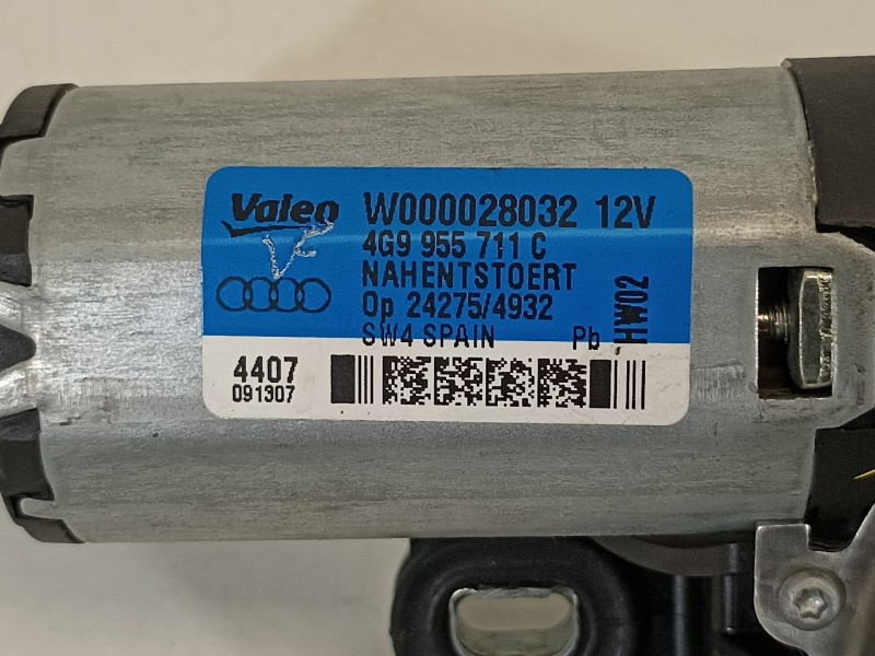 Recambio de motor limpia trasero para audi a1 (8xk) attraction referencia OEM IAM 4G9955711C  