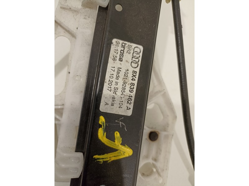 Recambio de elevalunas trasero derecho para audi a1 (8xk) attraction referencia OEM IAM 8X4839462A 8K0959811A 