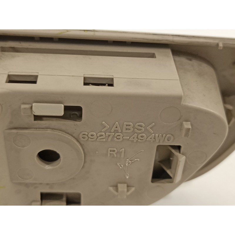 Recambio de maneta interior trasera derecha para toyota land cruiser (j12) 3.0 d-4d gx referencia OEM IAM 69273494W0  