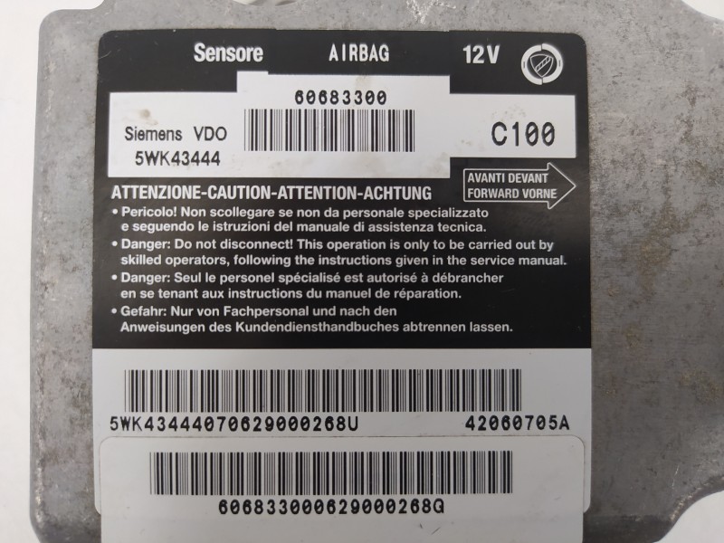 Recambio de kit airbag para alfa romeo gt (125) 1.9 jtd 16v 150/ distinctive referencia OEM IAM 735289920  