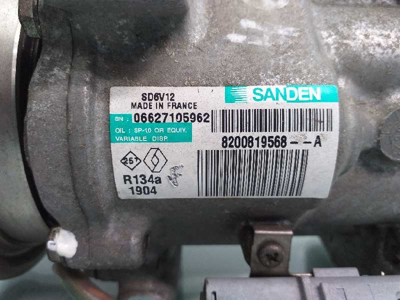Recambio de compresor aire acondicionado para renault clio iii exception referencia OEM IAM 8200819568  