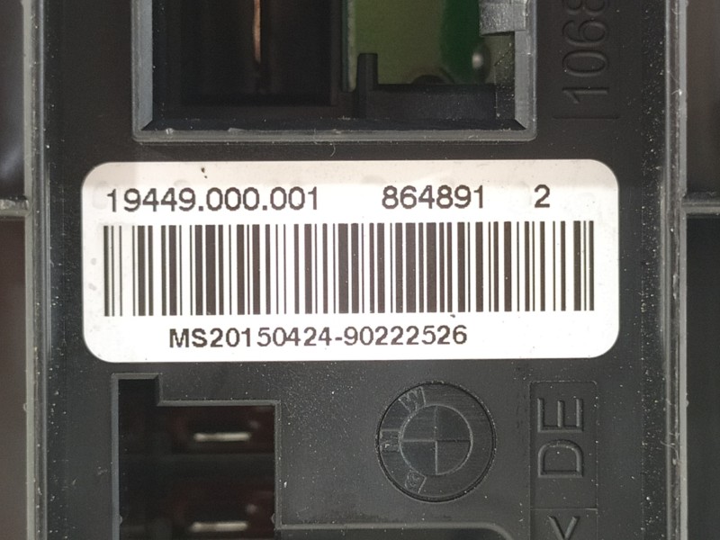Recambio de caja reles / fusibles para bmw serie 3 touring (f31) 320d referencia OEM IAM 61359383178 106818 