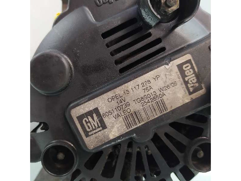 Recambio de alternador para opel combo (corsa c) cargo referencia OEM IAM 13117278YP 2542850A TG8S013