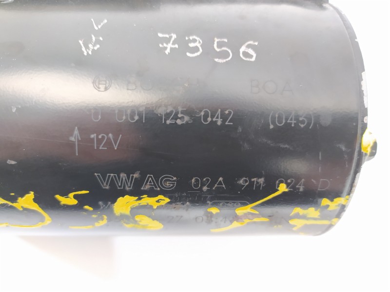 Recambio de motor arranque para audi a2 (8z) 1.4 tdi (55kw) referencia OEM IAM 02A911024D 0001125042 