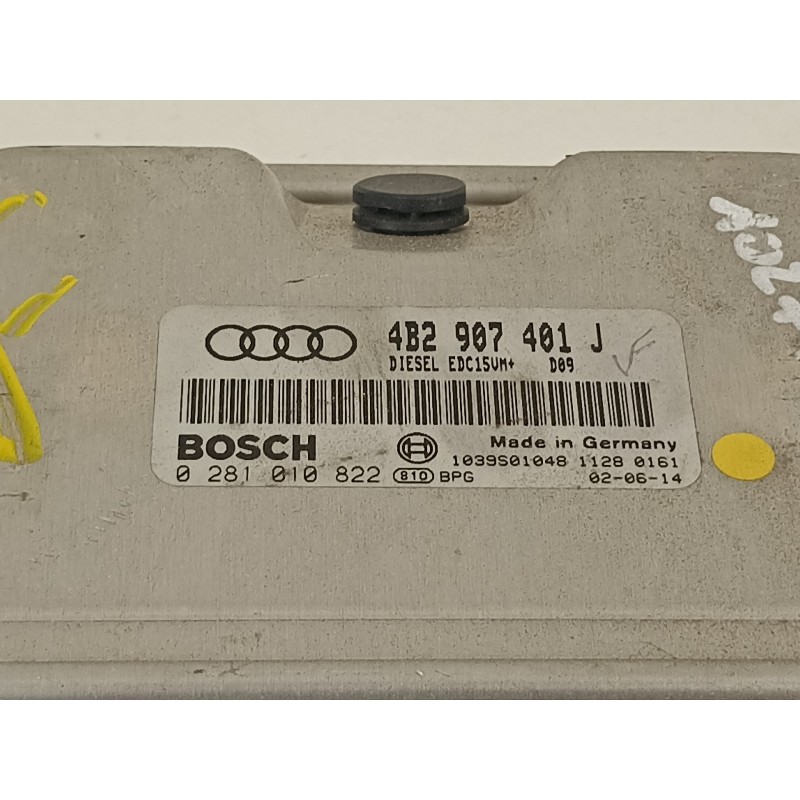 Recambio de centralita motor uce para audi a6 avant (4b5) 2.5 tdi quattro referencia OEM IAM 4B2907401J 0281010822 