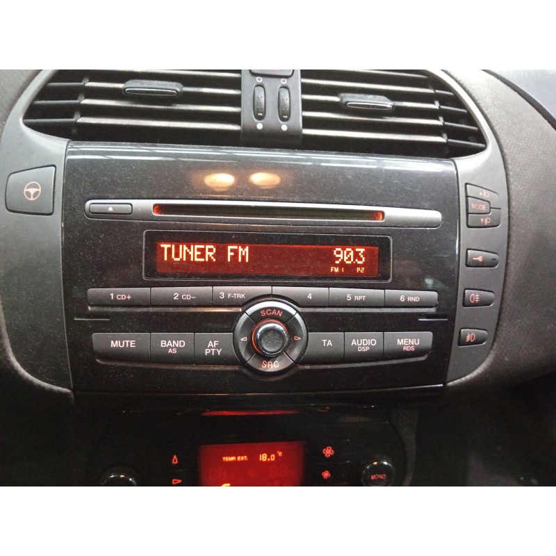 Recambio de sistema audio / radio cd para fiat bravo (198) 1.4 16v active referencia OEM IAM   