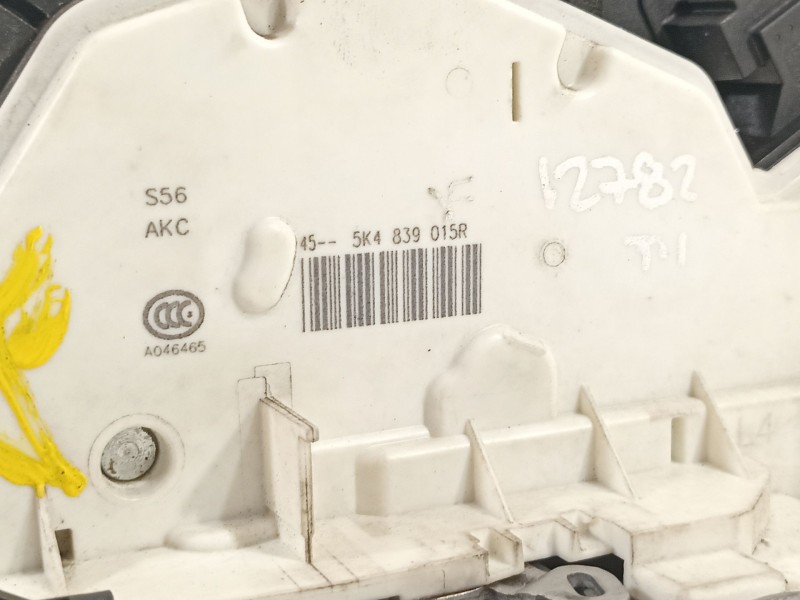 Recambio de cerradura puerta trasera izquierda para volkswagen golf vii lim. gte referencia OEM IAM 5K4839015R  