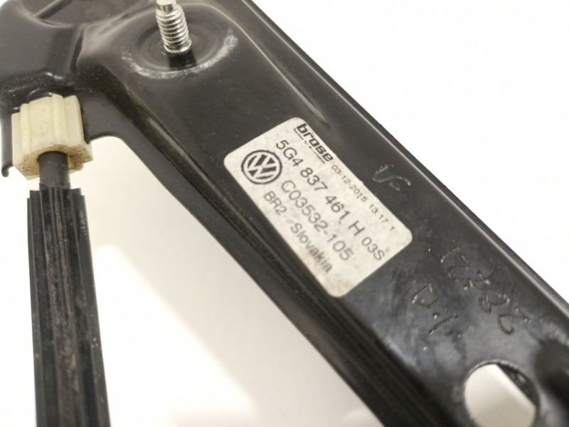 Recambio de elevalunas delantero izquierdo para volkswagen golf vii lim. gte referencia OEM IAM 5G4837461H  