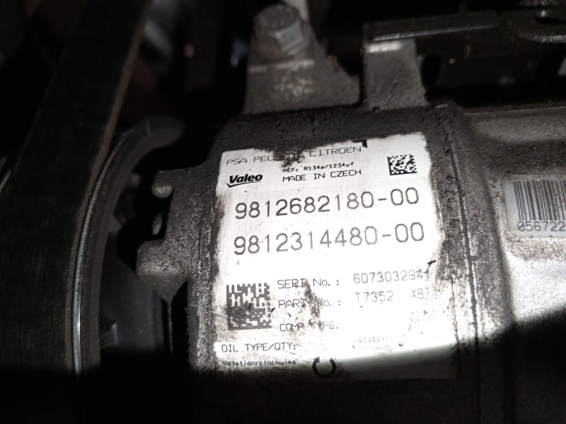 Recambio de compresor aire acondicionado para peugeot 308 business line referencia OEM IAM   