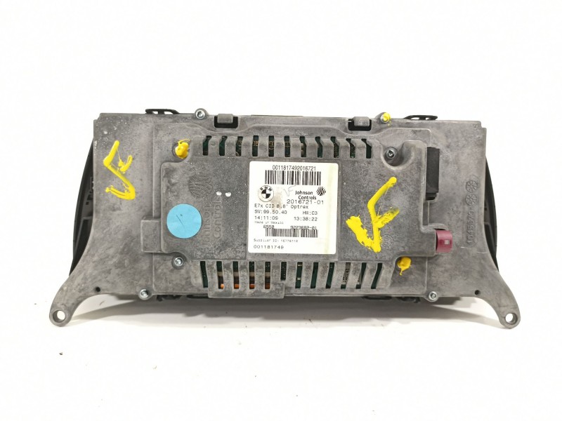 Recambio de pantalla multifuncion para bmw x6 (e71) 3.5d referencia OEM IAM 65509223682  