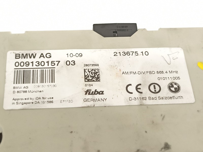 Recambio de modulo electronico para bmw x6 (e71) 3.5d referencia OEM IAM 21367510  009130157