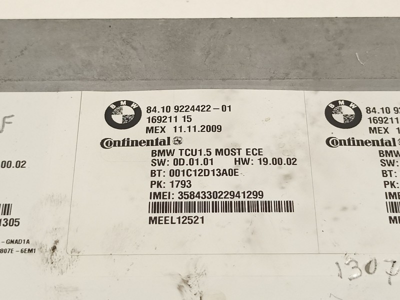 Recambio de modulo electronico para bmw x6 (e71) 3.5d referencia OEM IAM 84109224422  