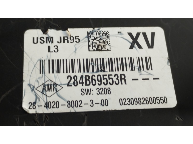 Recambio de caja reles / fusibles para renault scenic iii dynamique referencia OEM IAM 284B69553R  
