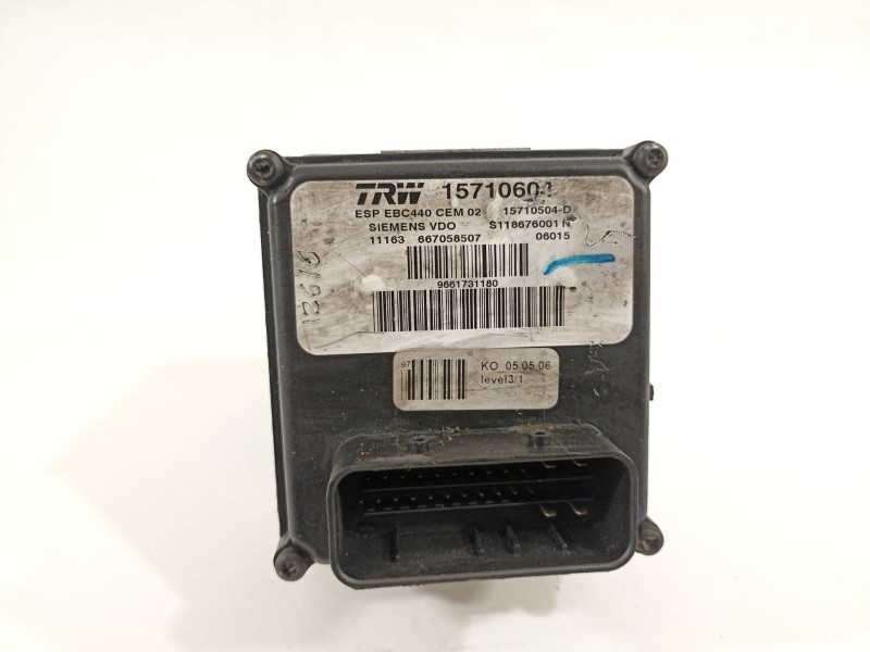 Recambio de abs para peugeot 407 1.6 hdi fap cat (9hz / dv6ted4) referencia OEM IAM 9661731180  