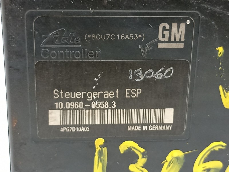 Recambio de abs para opel astra gtc cosmo referencia OEM IAM 13246538  