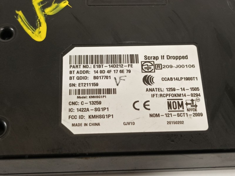 Recambio de modulo electronico para ford focus lim. sport referencia OEM IAM E1BT14D212FE  