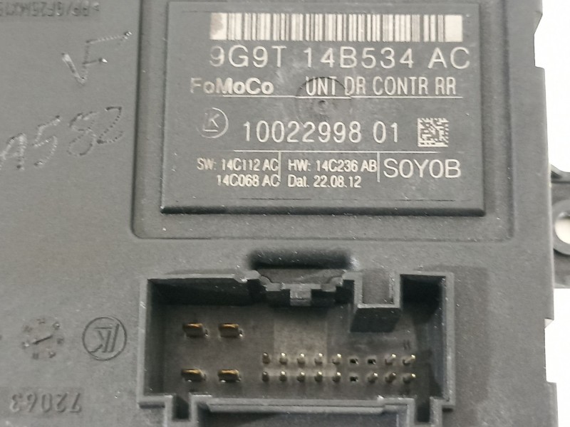 Recambio de modulo confort para ford mondeo ber. (ca2) limited edition referencia OEM IAM 9G9T14B534AC  
