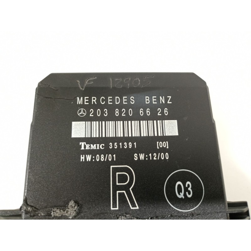 Recambio de modulo electronico para mercedes-benz clase c (w203) berlina 220 cdi (203.006) referencia OEM IAM A2038206626  