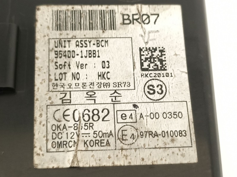 Recambio de modulo electronico para hyundai i20 city s referencia OEM IAM 954001JBB1  