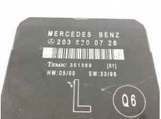 Recambio de modulo electronico para mercedes-benz clase c (w203) berlina 220 cdi (203.006) referencia OEM IAM 2038200726   2