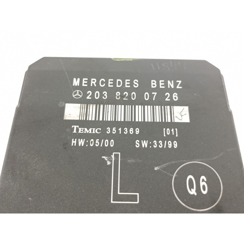 Recambio de modulo electronico para mercedes-benz clase c (w203) berlina 220 cdi (203.006) referencia OEM IAM 2038200726  