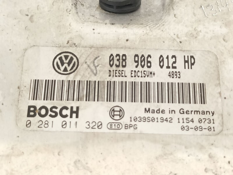 Recambio de centralita motor uce para seat ibiza (6l1) fresh referencia OEM IAM 038906012HP  