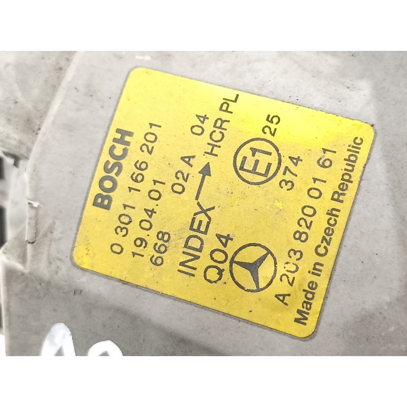 Recambio de faro izquierdo para mercedes-benz clase c (w203) berlina 220 cdi (203.006) referencia OEM IAM A2038200161  