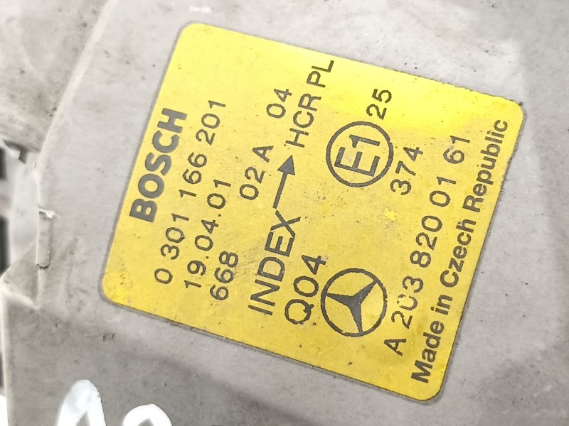 Recambio de faro izquierdo para mercedes-benz clase c (w203) berlina 220 cdi (203.006) referencia OEM IAM A2038200161  