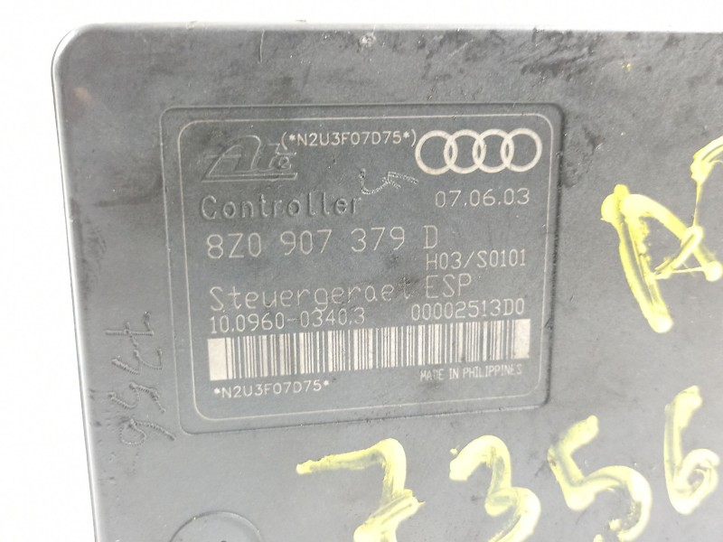 Recambio de abs para audi a2 (8z) 1.4 tdi (55kw) referencia OEM IAM 8Z0614517G  