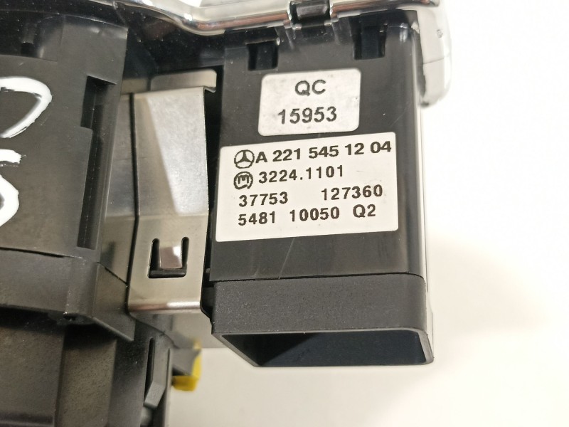 Recambio de mando luces para mercedes-benz clase s (w221) berlina 350 (221.056) referencia OEM IAM A2215451204  