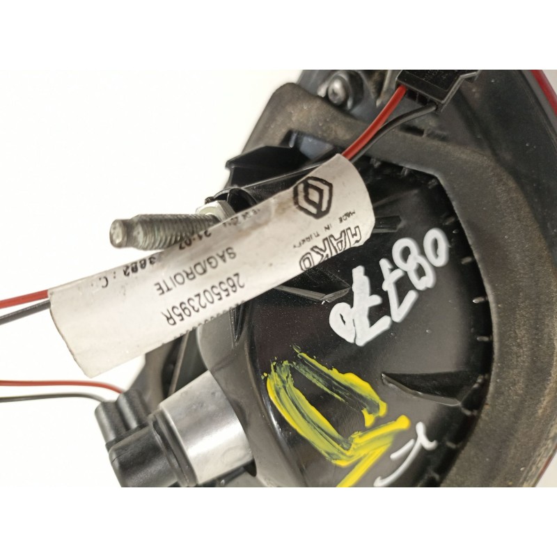 Recambio de piloto trasero derecho en porton para renault clio iv grandtour dynamique referencia OEM IAM 265502395R  20535748
