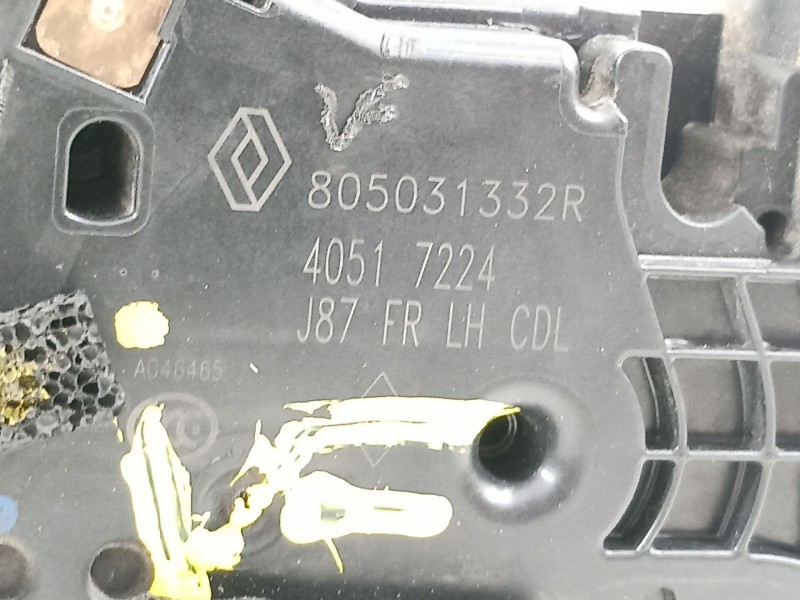 Recambio de cerradura puerta delantera izquierda para renault captur limited referencia OEM IAM 805031332R  
