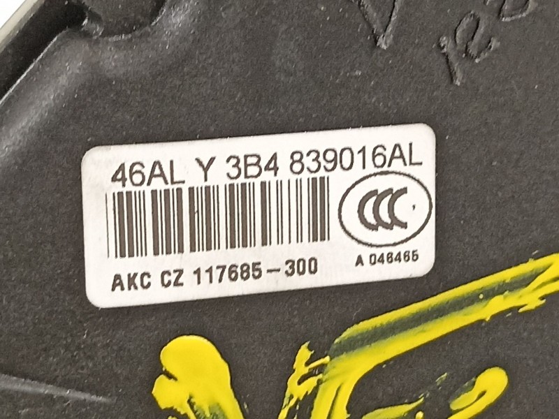 Recambio de cerradura puerta trasera derecha para volkswagen passat berlina (3b3) advance referencia OEM IAM 3b4839016al  